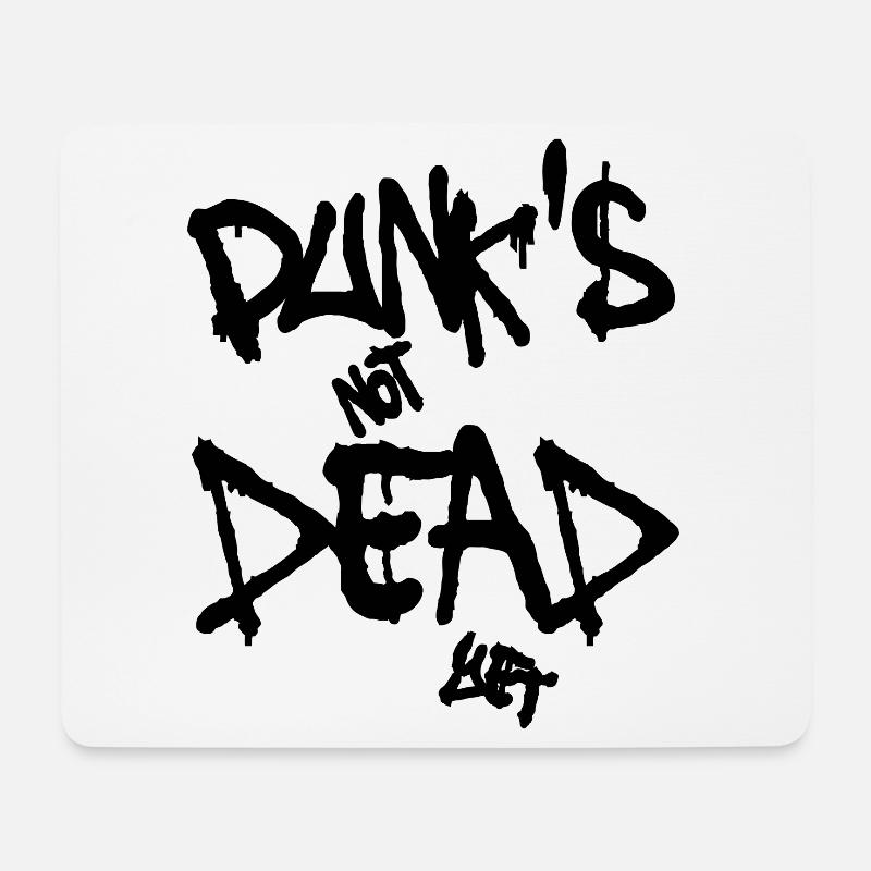 Punk ist noch nicht tot - Mousepad (Querformat) - Weiß
