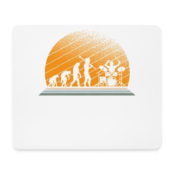 Batteur Drums Evolution Full Moon Stage - Tapis de souris (format paysage) - blanc - Devant
