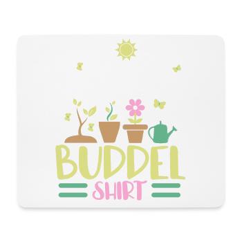 Offizielles Garten Buddelshirt Gärtner - Mousepad (Querformat) - Weiß - Vorne