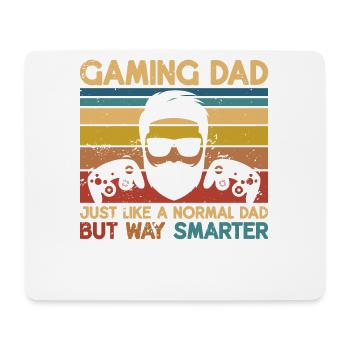 Le gaming Dad Dads Controller Fête des pères - Tapis de souris (format paysage) - blanc - Devant