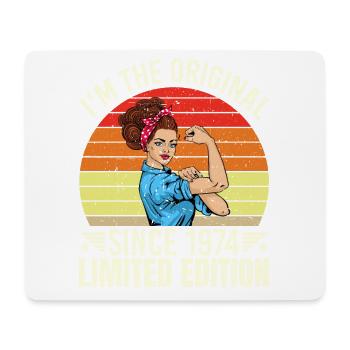 I am the original since 1974 Limited Edition - Mouse Pad (horizontal) - white - Front