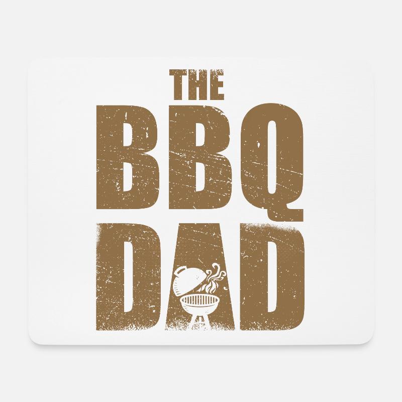 Der Bbq Dad Meister Griller Dad Vatertag - Mousepad (Querformat) - Weiß