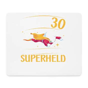 30 Jahren war ich der schnellste 30. - Mousepad (Querformat) - Weiß - Vorne