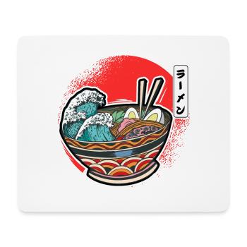 Ramen Bowl Wave Japanische Nudelsuppe - Mousepad (Querformat) - Weiß - Vorne