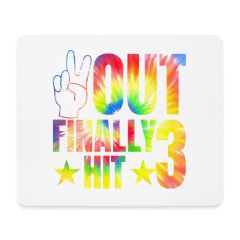 Out Endlich Hit 3 Jahre Alten Zelebranten 3. - Mousepad (Querformat) - Weiß - Vorne