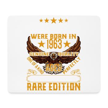 Legends were born in 1963, aged like whiskey - Mouse Pad (horizontal) - white - Front
