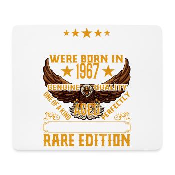 Legends were born in 1967, aged like whiskey - Mouse Pad (horizontal) - white - Front