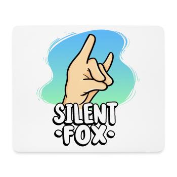 Enseignant Silent Fox pour les élèves tranquilles dans - Tapis de souris (format paysage) - blanc - Devant