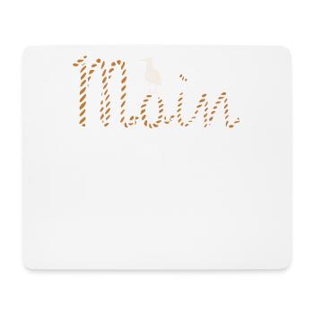 Moin ihr Spacken - Digga Spruch Meer Norddeutsch - Mousepad (Querformat) - Weiß - Vorne