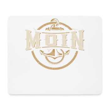 Moin ihr Spacken - Digga Spruch Meer Norddeutsch - Mousepad (Querformat) - Weiß - Vorne