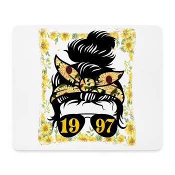 Tournesol Maman Née 1997 Anniversaire - Tapis de souris (format paysage) - blanc - Devant