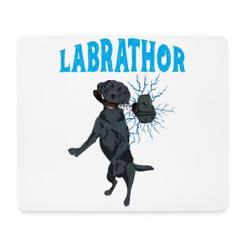 Labrathor Labrador Retriever Golden Retriever - Mouse Pad (horizontal) - white - Front