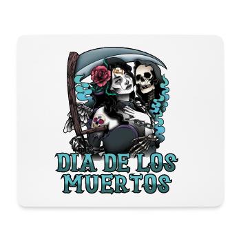 Dia De Los Muerte Halloween Clothes Hallowenn Tea - Mouse Pad (horizontal) - white - Front
