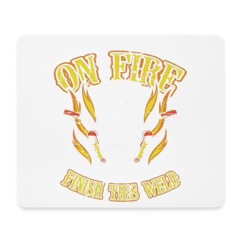 Welders Gifts, Funny Welder Welder Shirt, Welding - Mouse Pad (horizontal) - white - Front