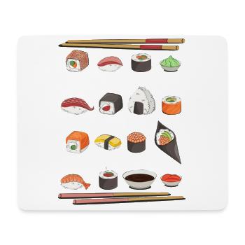 Sushi Other Kind Sushi Lovers Japan - Mouse Pad (horizontal) - white - Front