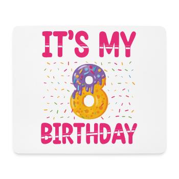 Es Ist Mein 8. Geburtstag | Sprinkles Thema | - Mousepad (Querformat) - Weiß - Vorne
