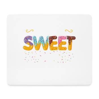 Grand-mère La Douce A | | d’anniversaire familial correspondant - Tapis de souris (format paysage) - blanc - Devant