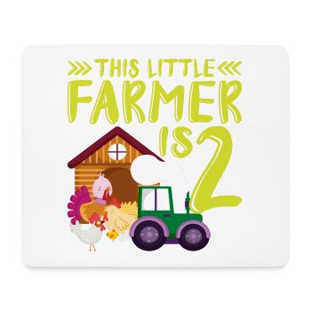 This small farmer is 2 farm more thematic - Mouse Pad (horizontal) - white - Front