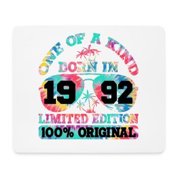 Unique Born 1992 Édition Limitée - Tapis de souris (format paysage) - blanc - Devant