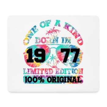 Einzigartig Geboren 1977 Limitierte Auflage - Mousepad (Querformat) - Weiß - Vorne