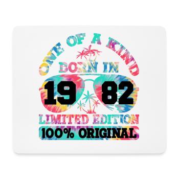 Unique Born 1982 Limited Edition - Mouse Pad (horizontal) - white - Front