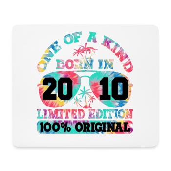 Einzigartig Born In 2010 Limitierte Auflage - Mousepad (Querformat) - Weiß - Vorne