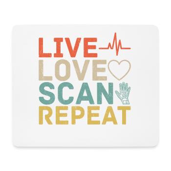 Radiology Xray Rad Tech Pharmacy Tech Phlebotomist - Mouse Pad (horizontal) - white - Front