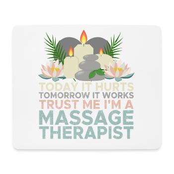 Physical Therapist Speech and Massage Therapy Chir - Mousepad (Querformat) - Weiß - Vorne