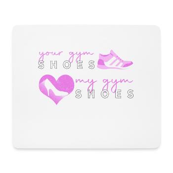 Ballet Ballerina Pole Dancer Line Dance Tap Dance - Mousepad (Querformat) - Weiß - Vorne