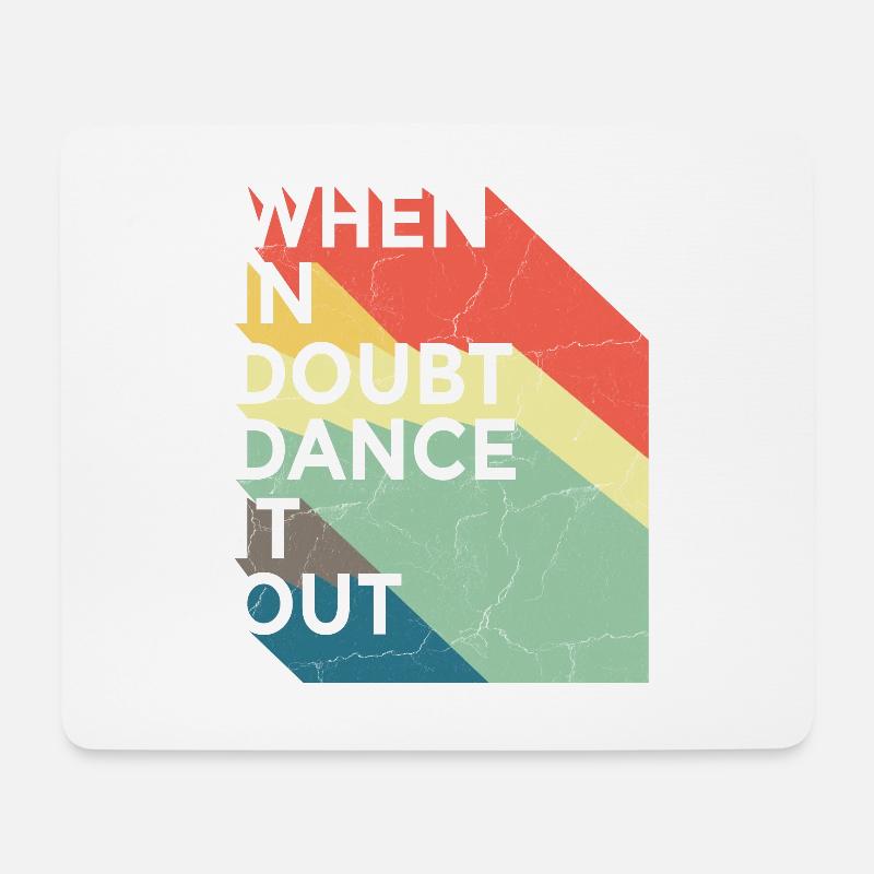 Ballet Ballerina Pole Dancer Line Dance Tap Dance - Mousepad (Querformat) - Weiß