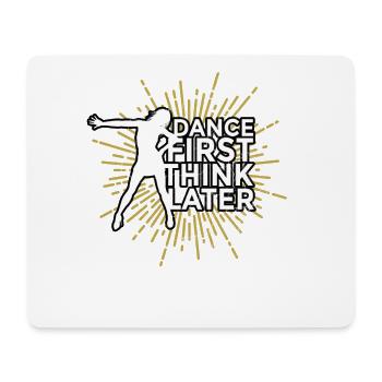 Ballet Ballerina Pole Dancer Line Dance Tap Dance - Mousepad (Querformat) - Weiß - Vorne