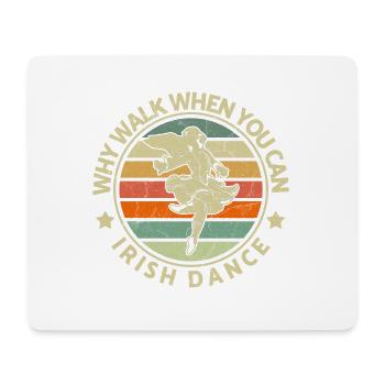 Ballet Ballerina Pole Dancer Line Dance Tap Dance - Mousepad (Querformat) - Weiß - Vorne