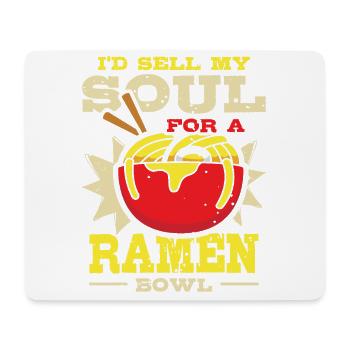 Sell My Soul For Ramen Bowl | Ramen Lover Shirt | - Mousepad (Querformat) - Weiß - Vorne