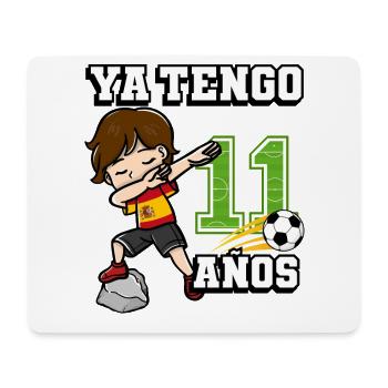 Fußball Junge Es Ist Mein 11 Geburtstag Spanische - Mousepad (Querformat) - Weiß - Vorne