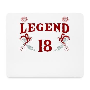 Diese Tintenlegende Wird 18 Fantastischer 18. - Mousepad (Querformat) - Weiß - Vorne