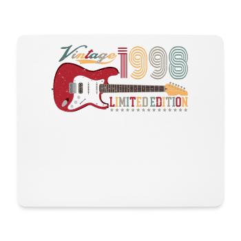 Vintage 1998 Limited Edition 24th birthday | - Mouse Pad (horizontal) - white - Front