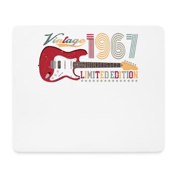 Vintage 1967 Édition Limitée 55ème anniversaire | - Tapis de souris (format paysage) - blanc - Devant