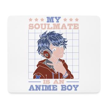 Mein Seelenverwandter Ist Ein Anime-junge | - Mousepad (Querformat) - Weiß - Vorne