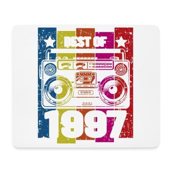 Best Of 1997 Stereo Radio Cassette Player - Mouse Pad (horizontal) - white - Front