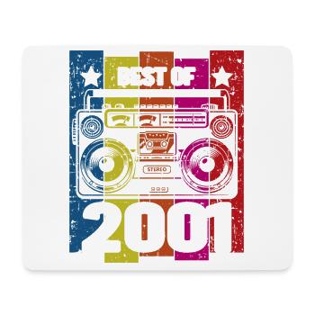 Best Of 2001 Stereo Radio Cassette Player - Mouse Pad (horizontal) - white - Front