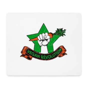 Révolution végétalienne Plante Régime végétarien Véganisme - Tapis de souris (format paysage) - blanc - Devant