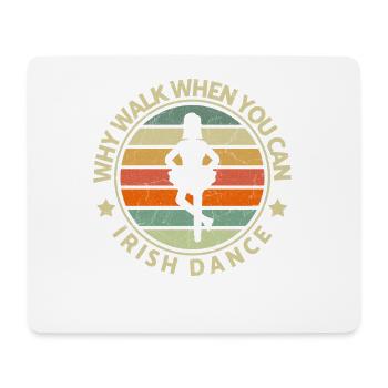 Ballet Ballerina Pole Dancer Line Dance Tap Dance - Mousepad (Querformat) - Weiß - Vorne