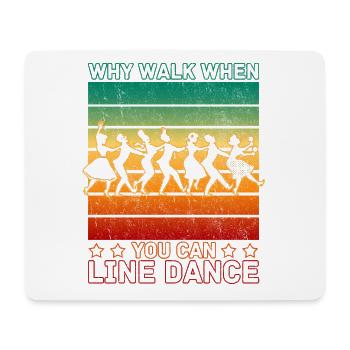 Ballet Ballerina Pole Dancer Line Dance Tap Dance - Mousepad (Querformat) - Weiß - Vorne