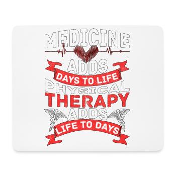 Physical Therapist Speech and Massage Therapy Chir - Mousepad (Querformat) - Weiß - Vorne