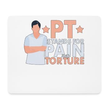 Physical Therapist Speech and Massage Therapy Chir - Mousepad (Querformat) - Weiß - Vorne
