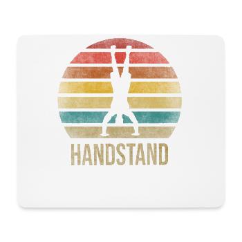 Handstand Fitness Gymnast Sports Parkour - Mousepad (Querformat) - Weiß - Vorne