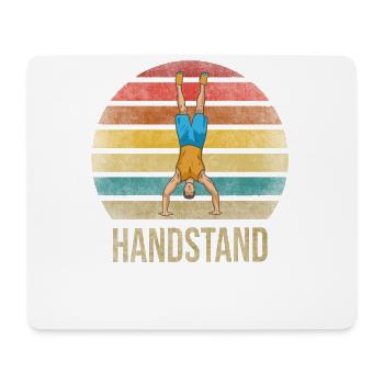 Handstand Fitness Gymnast Sports Parkour - Mouse Pad (horizontal) - white - Front