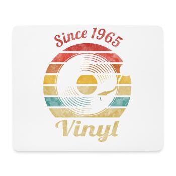 Depuis 1965 Vinyl Retro Vintage Music - Tapis de souris (format paysage) - blanc - Devant