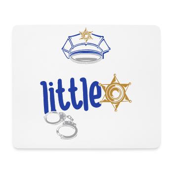 Assistante de police | Fête d’anniversaire des enfants Police | - Tapis de souris (format paysage) - blanc - Devant