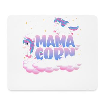Mama Corn | Unicorn Birthday | Unicorn Theme | - Mouse Pad (horizontal) - white - Front